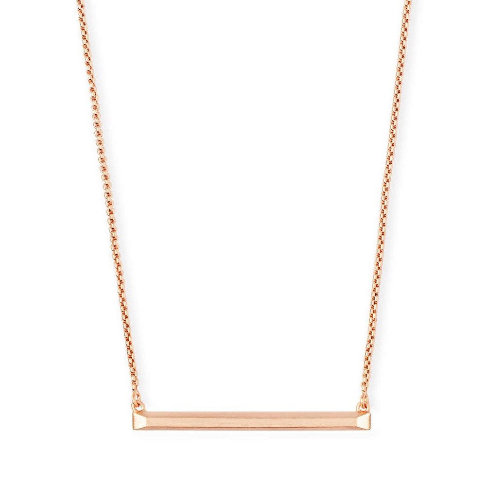 Kendra Kelsey Pendant Necklace In Rose Gold